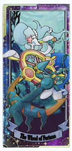 Pokemon Eif Origin Collection Box Topper X Tarot Wheel Fortune Primarina GOLD - Image 1
