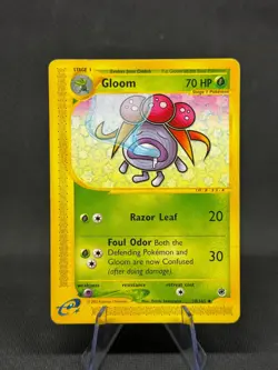 Gloom 78/165 Expedition Common Non-Holo Pokemon TCG - HP - Image 1