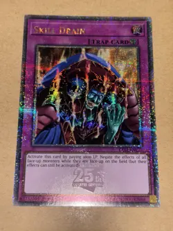 Skill Drain RA02-EN077 Quarter Century Secret Rare YuGiOh! NM - Image 1