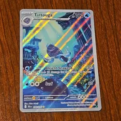 Tirtouga 106/086 Holo Illustration Rare Black Bolt 2025 Pokemon NM - Image 1
