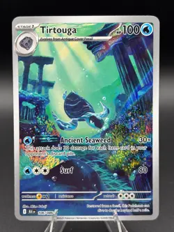 Tirtouga 106/086 Holo Illustration Rare Black Bolt 2025 Pokemon NM - Image 1