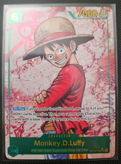 2025 Monkey D Luffy (Parallel) OP13-118 Carrying On His Will Foil - Image 1