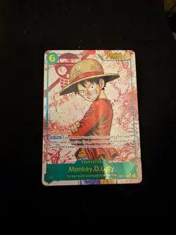 Monkey D. Luffy OP13-118 SEC Parallel Carrying on His Will JP One Piece TCG - Image 1