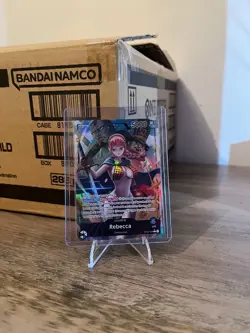 Rebecca OP04-039 NM - Leader Alt Art - One Piece Card Game Kingdoms Of Intrigue - Image 1