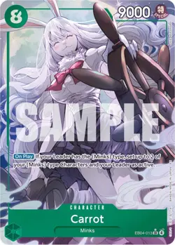 EB04-013 Carrot SR Alt Art One Piece TCG English Card - Image 1