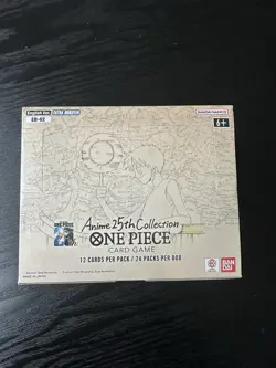 One Piece EB-02 Anime 25th collection Booster Box English - Brand New & Sealed - Image 1