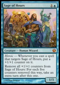 MTG Magic the Gathering Sage of Hours (50/171) Journey into Nyx LP - Image 1