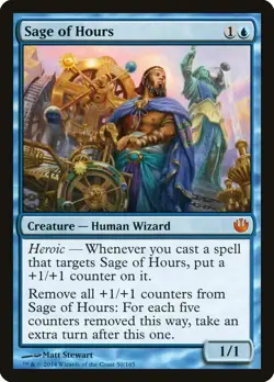 MTG Sage of Hours - Journey into Nyx - Magic The Gathering - LP - Image 1