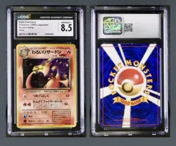 1997 Pokemon Japanese Rocket Dark Charizard #6 HOLO CGC 8.5 - Image 2