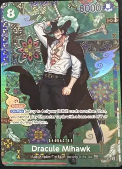 Dracule Mihawk - OP12-030 (SP) OP12-030 The Azure Sea's Seven Foil - Image 1