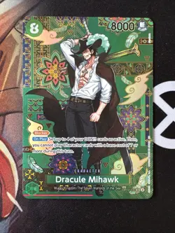 Dracule Mihawk - OP12-030 (SP) - The Azure Sea’s Seven (OP14) - Image 1