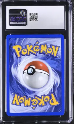 POKEMON YELLOW BORDER WOTC STYLE FILLER CARD 2 Borders Only ERROR CGC 8.5 NM - Image 2