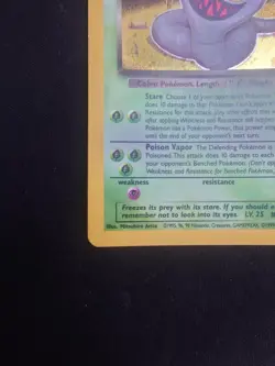 Pokemon Card Dark Arbok 2/82 Holo Vintage Rare Error 1999-23000 Print - Image 2