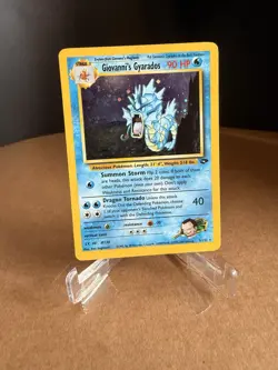 Pokemon TCG Giovanni's Gyarados Gym Challenge Holo Card 5/132 - Image 3