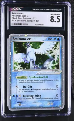 CGC 8.5 Articuno ex 2005 Black Star Promos 032 Holo Pokemon Card - Image 1