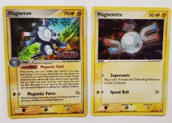 Magneton & Magnemite Holos Lot of 2 Cards 16/108 68/112 EX Power Keepers Pokemon - Image 1