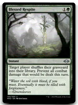 MTG Blessed Respite U Modern Horizons 2 150 LP - Image 1