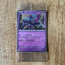 Xerneas 064/132 Mega Evolution Stamped Promo Sealed Pokemon TCG Card ME01 - Image 3