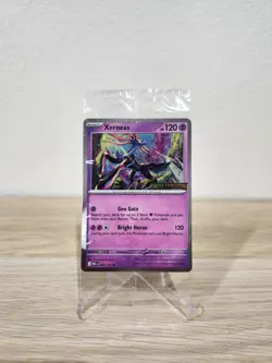 Xerneas 064/132 Pokemon TCG Mega Evolution Stamped Promo Card - Sealed - Image 1