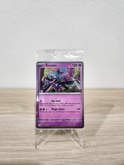 Xerneas 064/132 Pokemon TCG Mega Evolution Stamped Promo Card - Sealed - Image 1