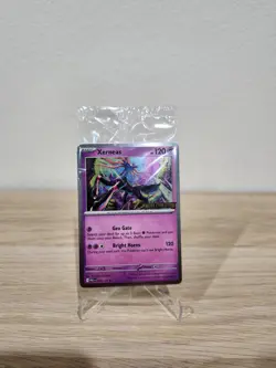 Xerneas 064/132 Pokemon TCG Mega Evolution Stamped Promo Card - Sealed - Image 1