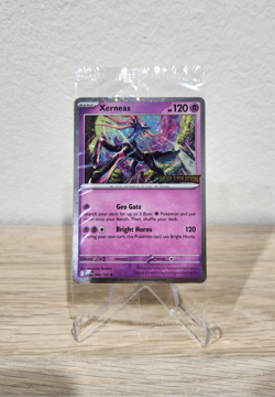 Xerneas 064/132 Pokemon TCG Mega Evolution Stamped Promo Card - Sealed - Image 1