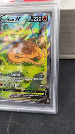 2022 CHARIZARD V FULL ART ULTRA PREMIUM UPC SWSH PROMO POKEMON PSA 9 MINT #260 - Image 3