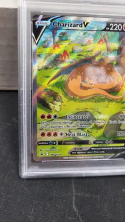 2022 CHARIZARD V FULL ART ULTRA PREMIUM UPC SWSH PROMO POKEMON PSA 9 MINT #260 - Image 4