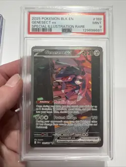 Pokemon 2025 Sv: BLK En-Black Bolt #169/086 Genesect EX PSA 9 - Image 1