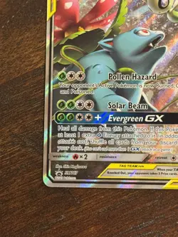 Pokemon TCG Sun & Moon Black Star Promo Tag Team Celebi & Venusaur GX SM167 MP - Image 5