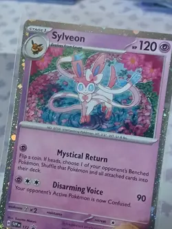 Pokemon TCG Sylveon SVP 172 Scarlet & Violet Cosmos Holo Black Star Promo - NM - Image 1