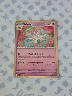 Pokemon TCG Sylveon SVP 172 Scarlet & Violet Cosmos Holo Black Star Promo - NM - Image 2