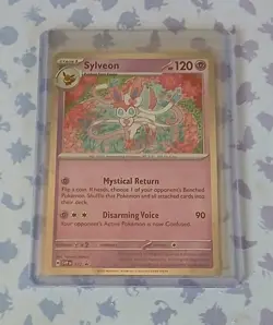 Pokemon TCG Sylveon SVP 172 Scarlet & Violet Cosmos Holo Black Star Promo - NM - Image 4