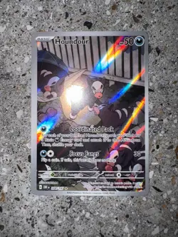 Pokemon TCG Cards Houndour 204/197 Obsidian Flames Illustration Rare NM - Image 3
