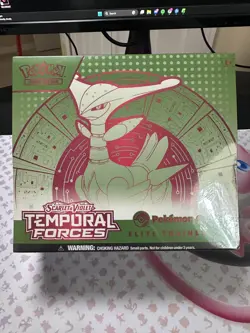 New Pokemon Center Temporal Forces Iron Leaves ETB Elite Trainer Box Sealed - Image 1