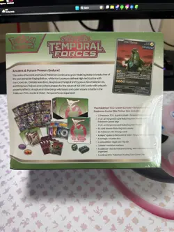 New Pokemon Center Temporal Forces Iron Leaves ETB Elite Trainer Box Sealed - Image 2
