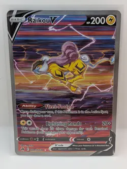 Pokemon TCG Raikou V GG41/GG70 Crown Zenith: Galarian Gallery Holo Full Art - Image 2