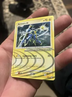 Pokemon TCG Arceus AR6/9 Holo Rare Light Play Condition - Image 3
