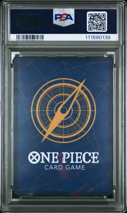 2023 ONE PIECE PILLARS OF STRENGTH MANGA ALTERNATE ART OP03-122 SOGEKING PSA 10 - Image 2