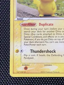Ditto (Pikachu) 63/113 EX Delta Species Non-Holo Near Mint Pokemon TCG Card - Image 5