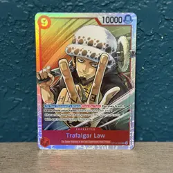 Trafalgar Law - OP14-009 SR The Azure Sea's Seven Foil One Piece - Image 1