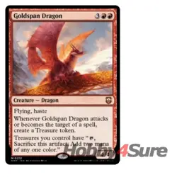 Goldspan Dragon M/NM Magic: The Gathering MTG Modern Horizons 3: Commander - Image 1