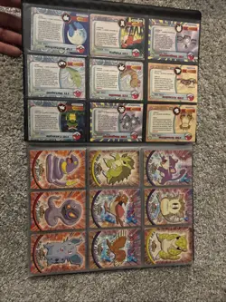 Pokemon TCG Vintage Binder with Topps Cards Holo and Non-Holo Bundle 1999 HP-LP - Image 2