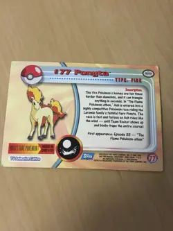 Pokemon Topps 1999 TCG Ponyta #77 & #78 Rapidash Holo Cards - Image 3