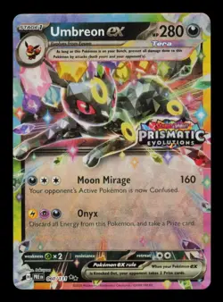 Pokemon Card Umbreon ex 060/131 Prismatic Evolutions Surprise Box Promo NM 2025 - Image 1
