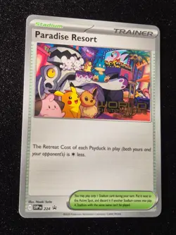 Pokemon Card Paradise Resort SVP 224 World Championships Promo Pikachu NM 2025 - Image 3