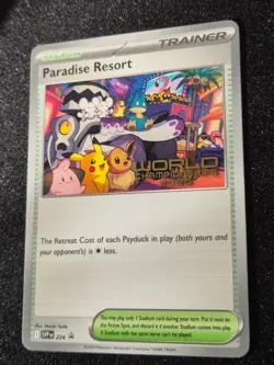 Pokemon Card Paradise Resort SVP 224 World Championships Promo Pikachu NM 2025 - Image 4
