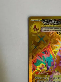 Charizard EX 228/197 Obsidian Flames Gold NM Full Art Hyper Rare Pokemon TCG - Image 5