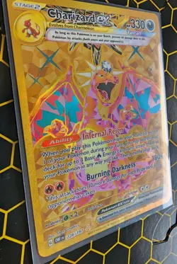 Pokemon TCG Charizard EX 228/197 Obsidian Flames Gold Full Art Hyper Rare - Image 5