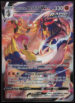 RAPID STRIKE URSHIFU VMAX TG21/TG30 HOLO BRILLIANT STARS TRAINER GALLERY POKEMON - Image 1